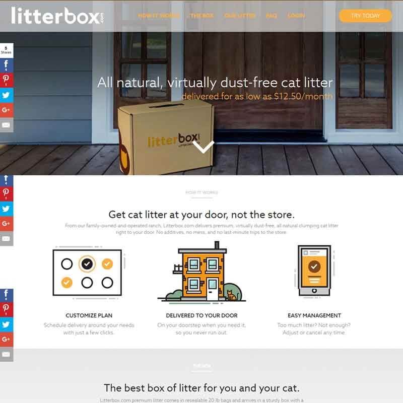 Top 10 CrateJoy Website Design-litterbox