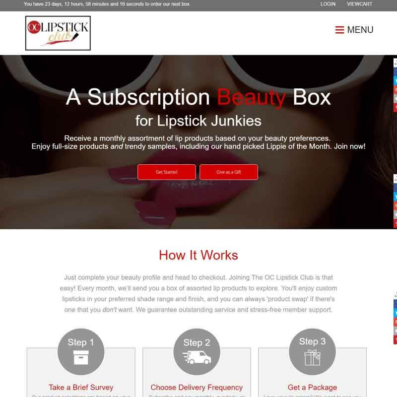 Top 10 CrateJoy Website Design-oc lipstick